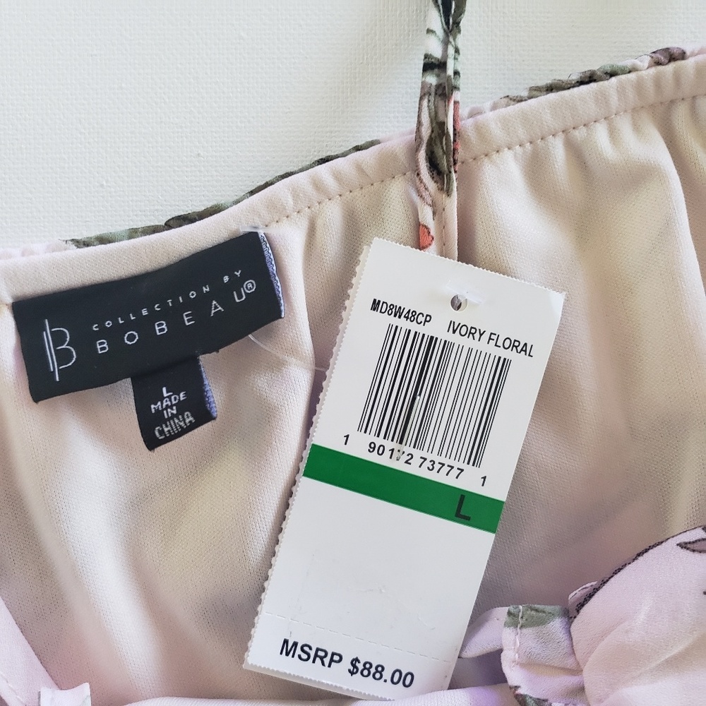 B COLLECTION by BOBEAU Maya Patterned Midi Dress - Picture 6 of 8